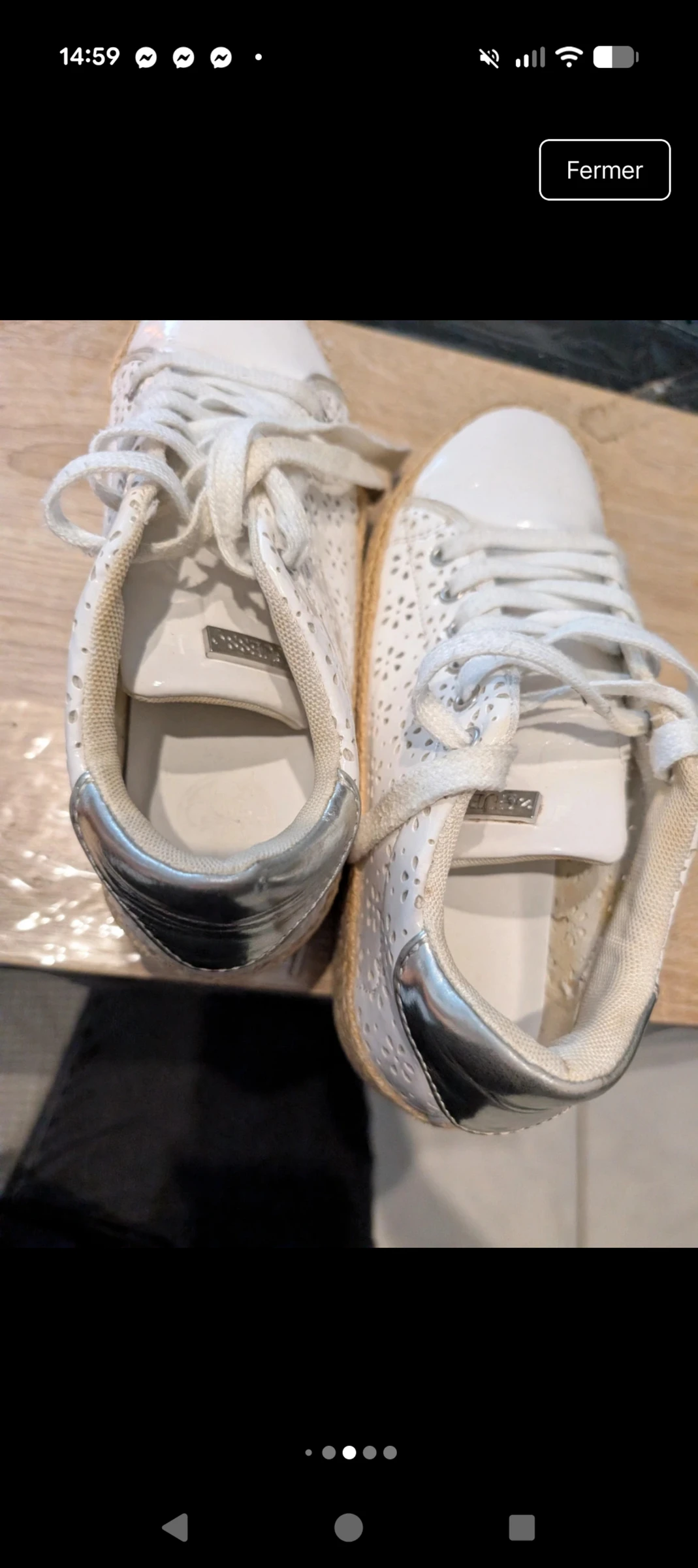 Sublimes baskets compensées de la marque GUESS.taille 37 – photo 12
